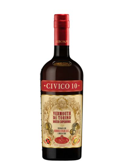 Sibona Civico Torino 10 Vörös Vermouth 0,75 L 18%